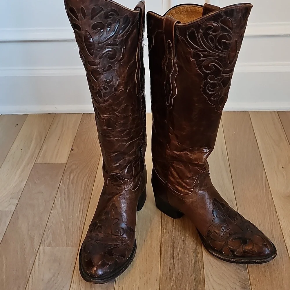 Women's Johnny Ringo Puma Brown 15" Boots JRS806-14 Womens 8.5 - Picture 7 of 15